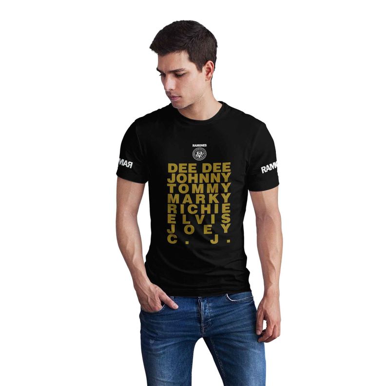 Polera Rockera Ramones D6-0