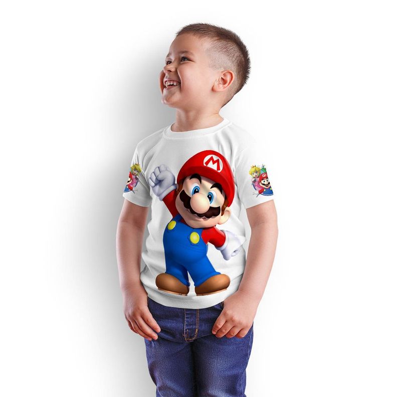 Polera Mario Bros Deportiva BD1-0
