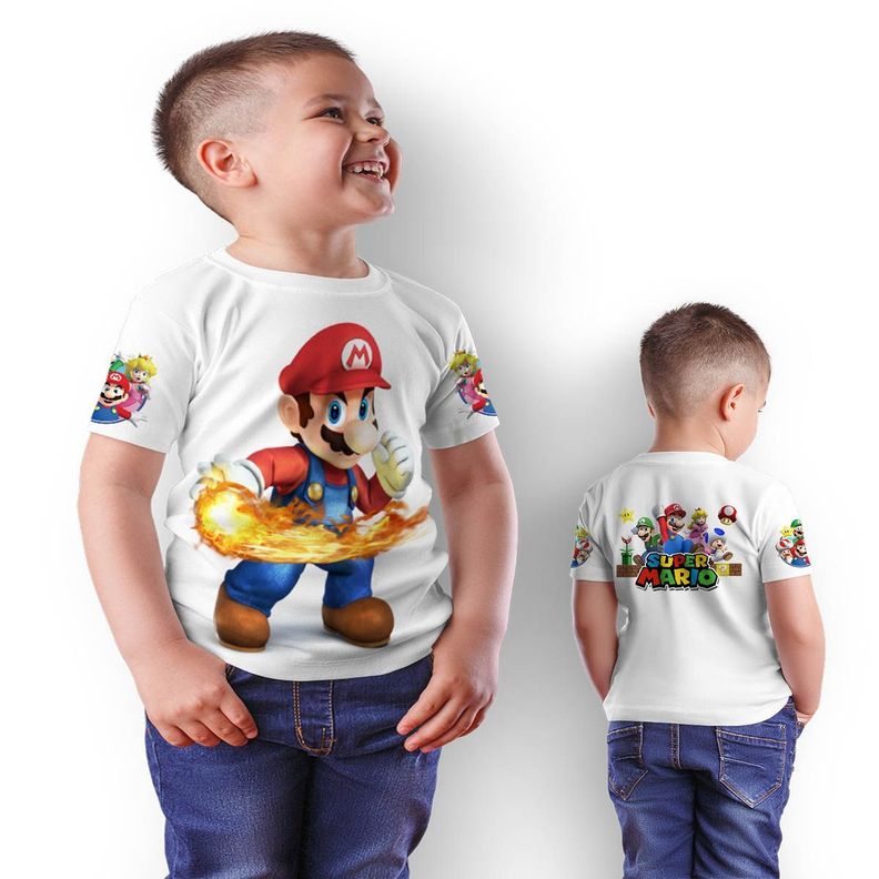 Polera Mario Bros Deportiva BD6-1