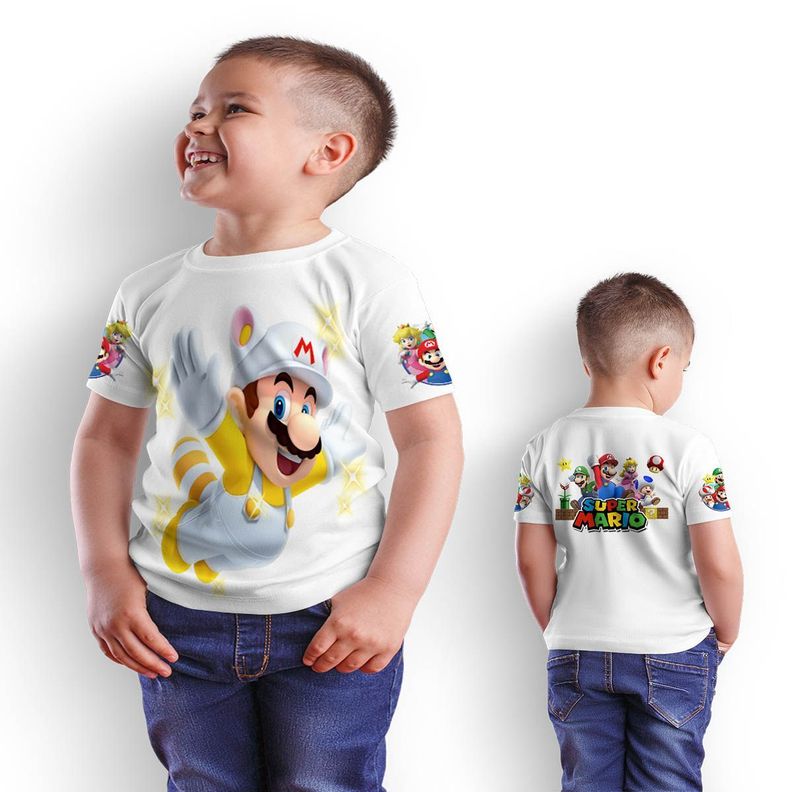 Polera Mario Bros Deportiva BD8-3