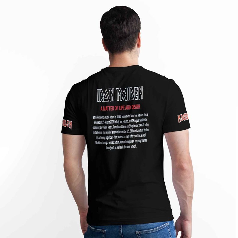 Polera Metalera Iron Maiden D7-1