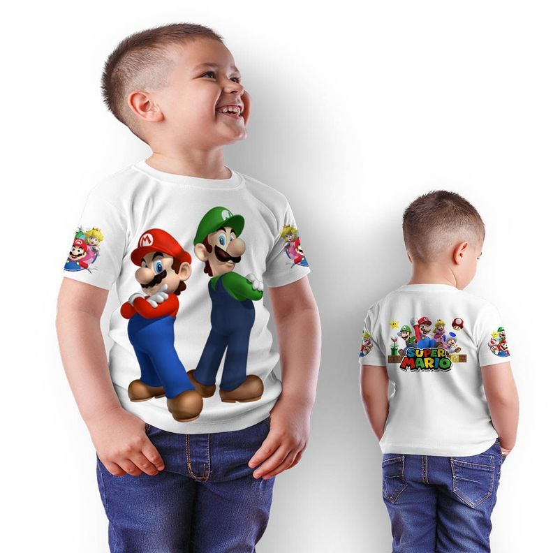 Polera Mario Bros Deportiva BD12-3