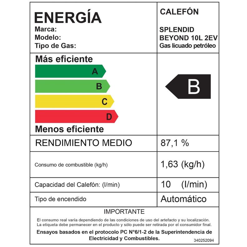 Pack Calefont 10L Tiro Natural Gas Licuado + Gabinete-4