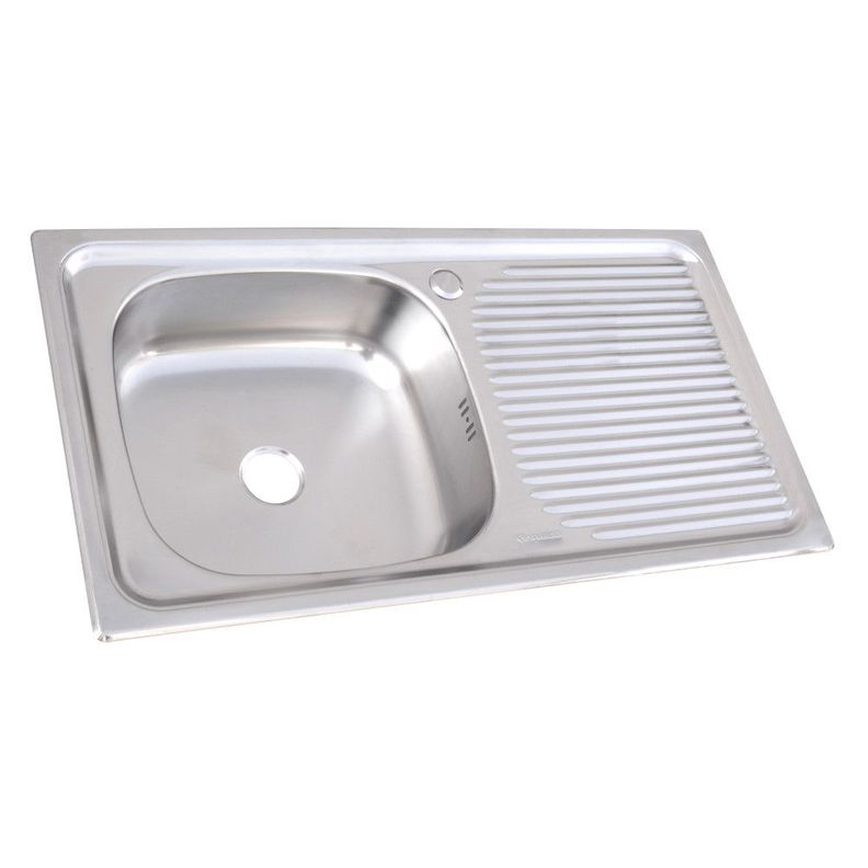 Lavaplatos Empotrado 800x435 C/ Rebalse Monoblock Derecho-0