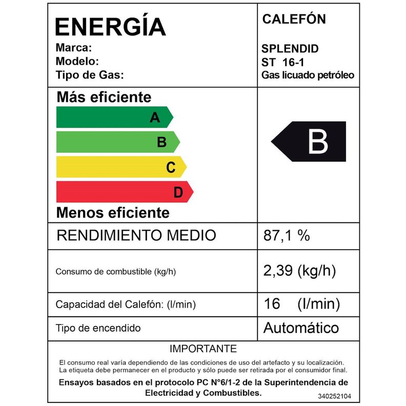 Pack Calefont 16L Tiro Natural Gas Licuado + Gabinete-3