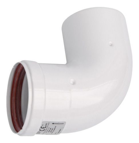 Codo de 60mm Tiro Forzado Splendid Ducto Blanco