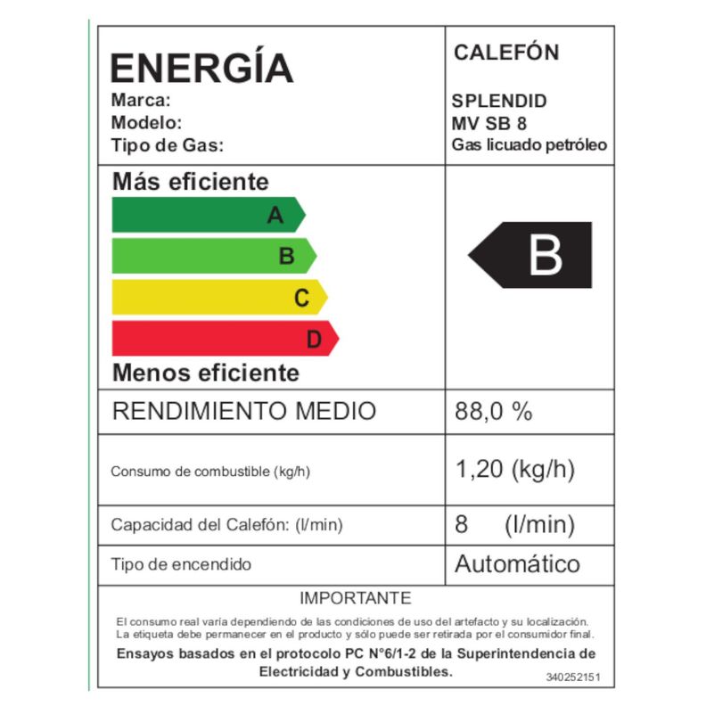 Pack Calefont 8L Tiro Natural Gas Licuado + Gabinete-7