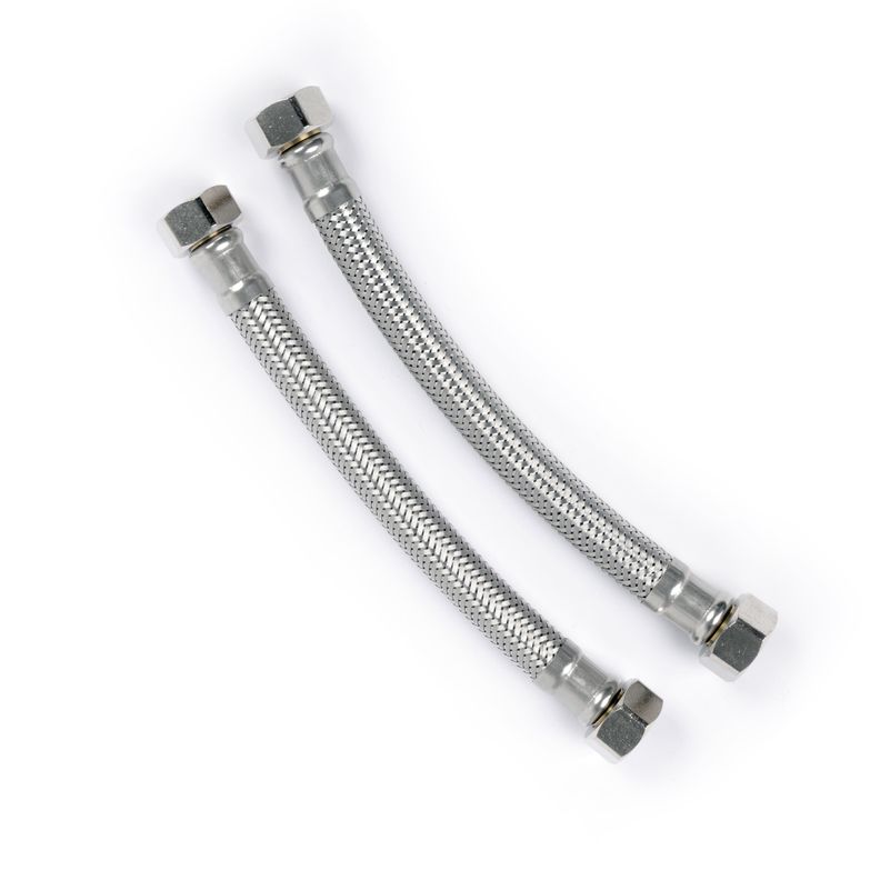 Kit Flexible Metálico de Agua Para Calefont-0