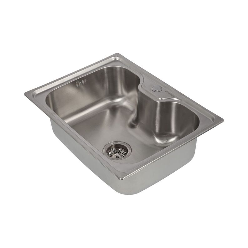 Lavaplatos Empotrado 600 x 450 Con Cesta Splendid Acero Inox-4