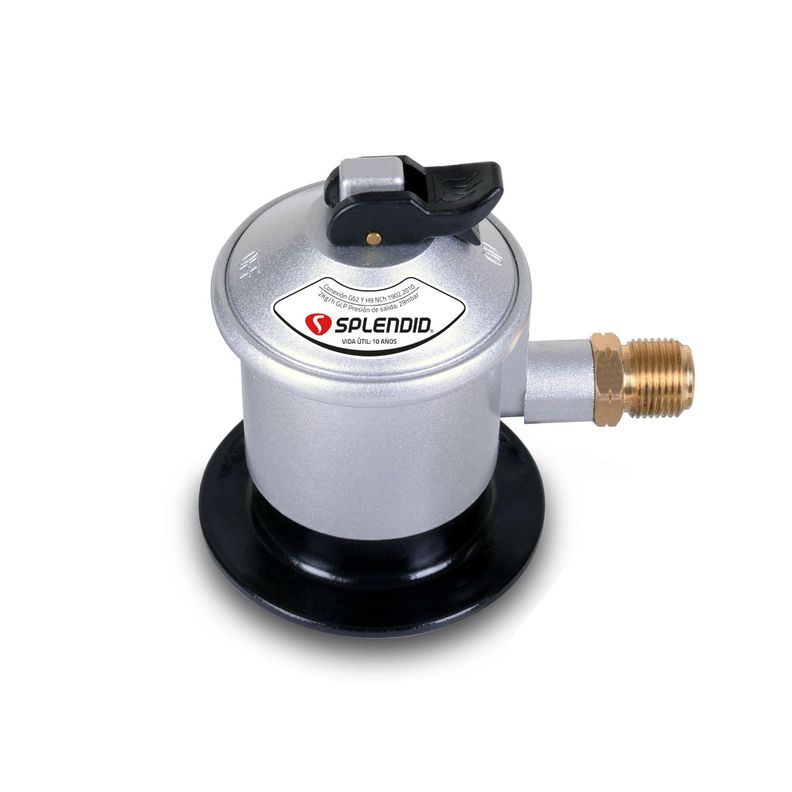 Regulador de Gas Licuado Splendid de 5-11-15kg CERTIFICADO Gris