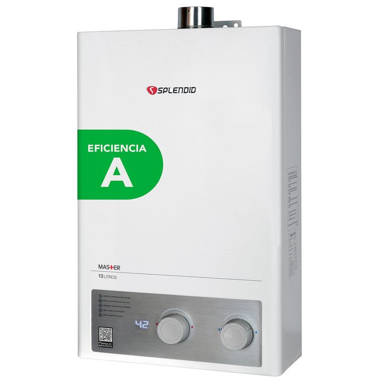Calefont 13 litros Gas natural Tiro forzado Splendid-1