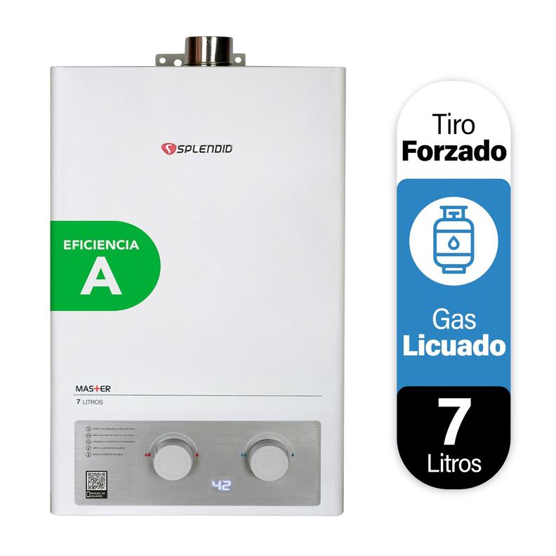 Pack Calefont 7L. T Forzado G Licuado + Kit de Evacuación-1