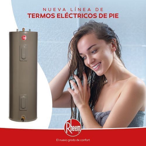 Termo eléctrico de piso 114 litros 220V Rheem-4