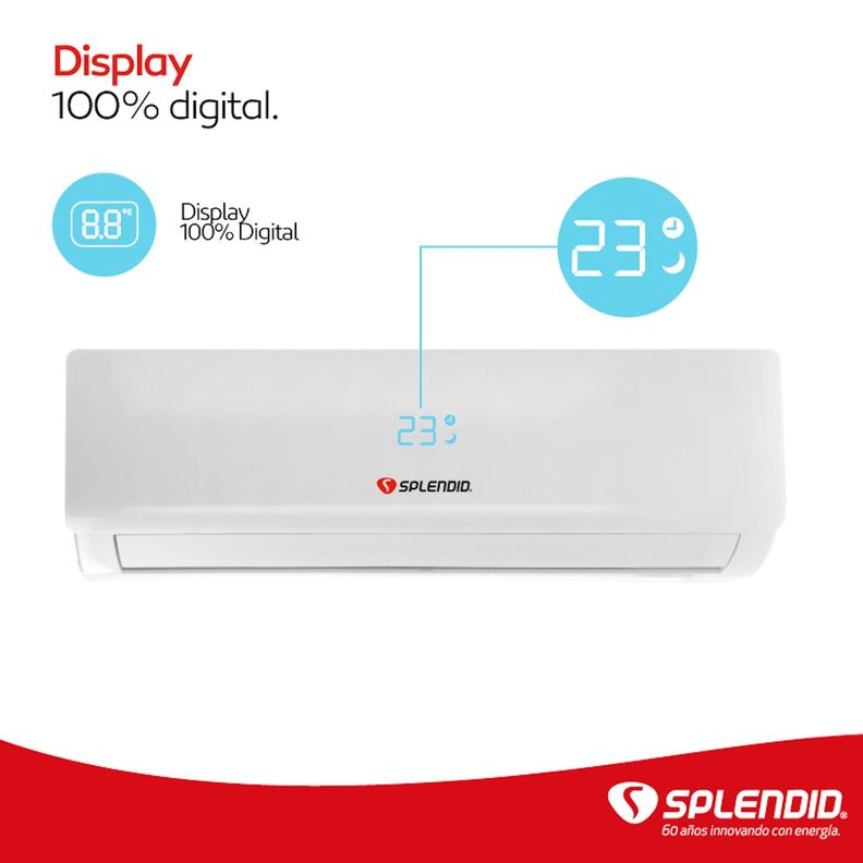 Aire acondicionado 9000 BTU Inverter Splendid-5