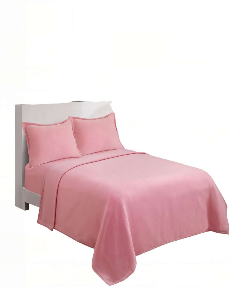 SABANA PREMIUM POLAR PLAZA Y MEDIA COLOR ROSADO