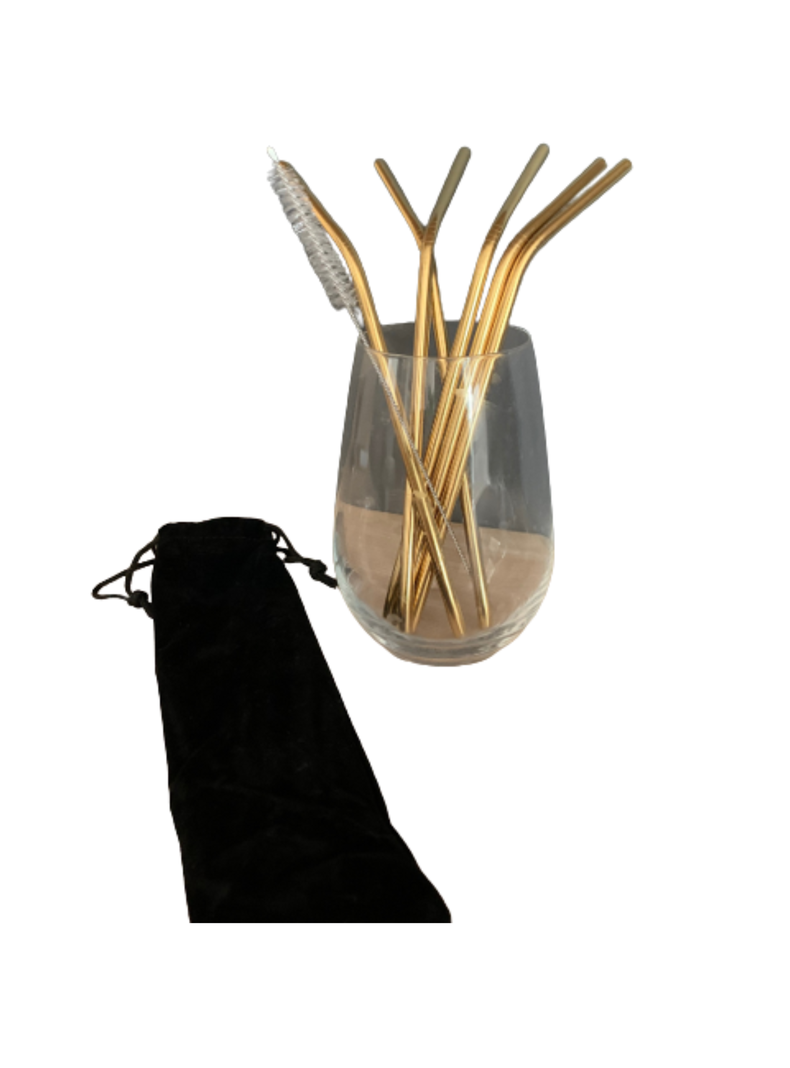Set de 6 Bombillas reutilizable con bolsa-1