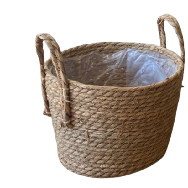 Canasto macetero ratán S-0