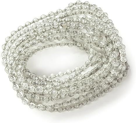 Anillo 4 mts. Cadena transp./ gris-0