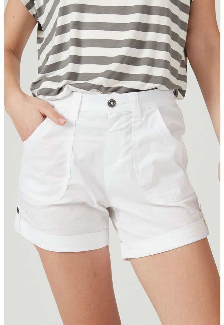 Short vestir regular blanco-3