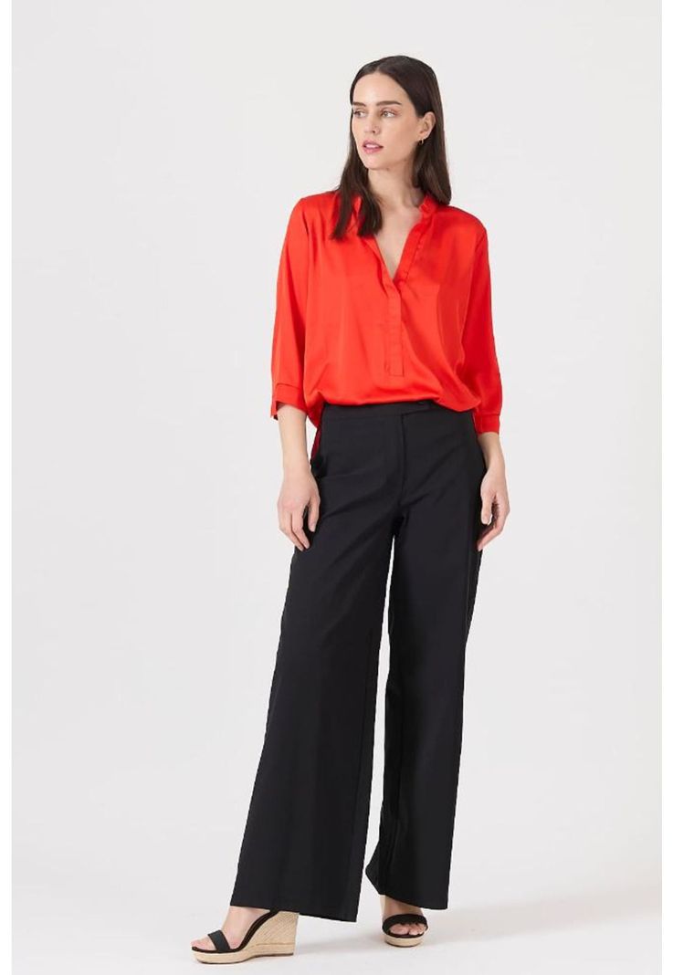 Blusa roja rayas PRIVILEGE 1189-3