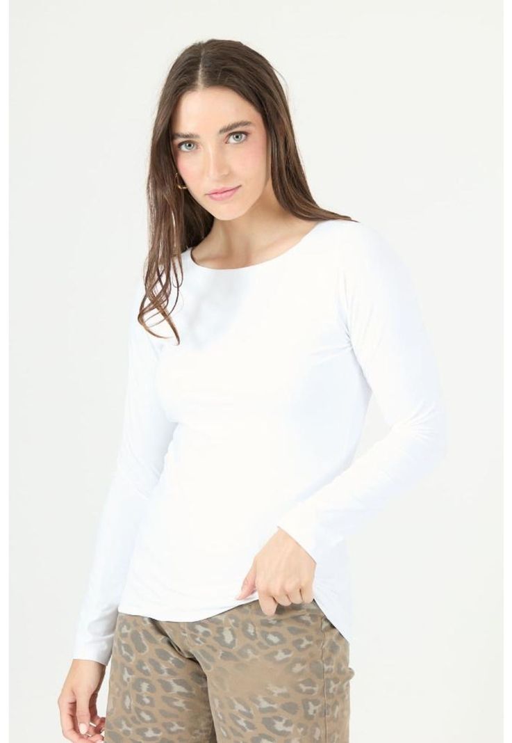 Polera blanca PRIVILEGE 2312-1