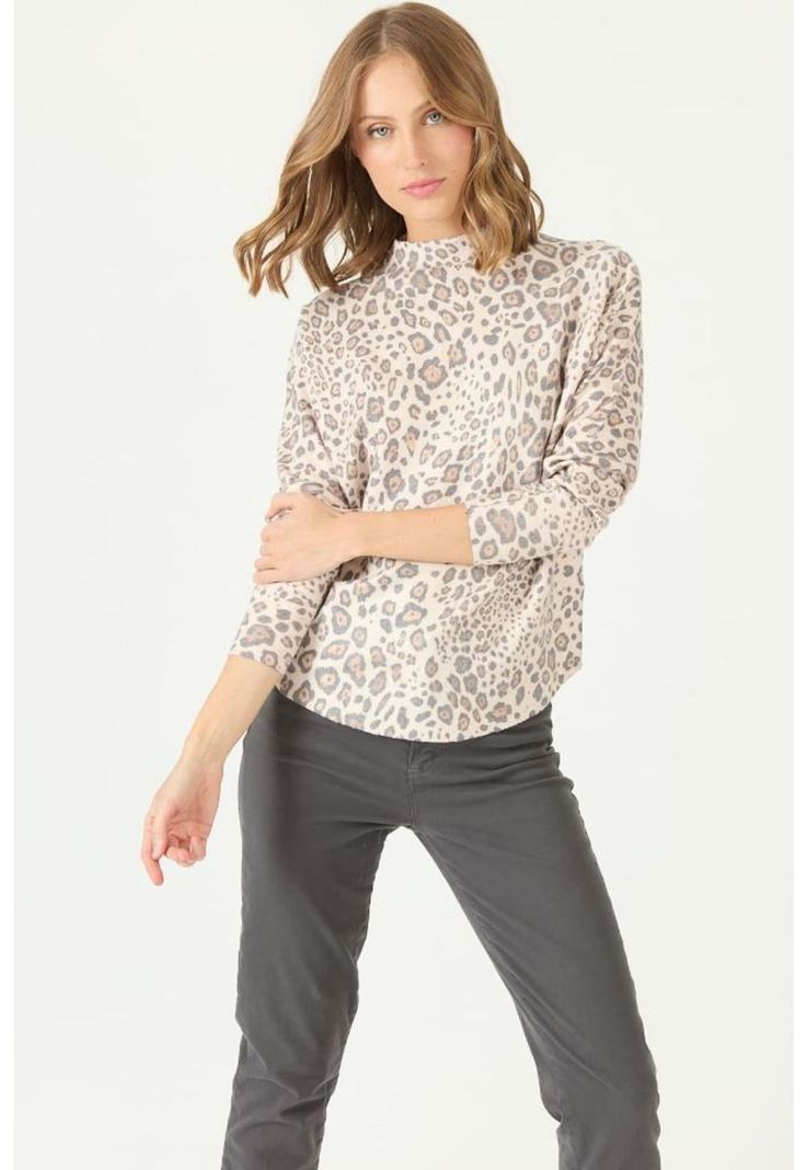 Sweater crudo animal print PRIVILEGE 2188-0