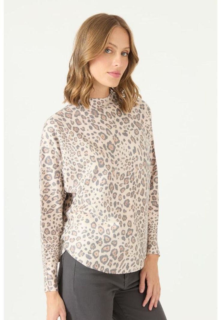 Sweater crudo animal print PRIVILEGE 2188-3