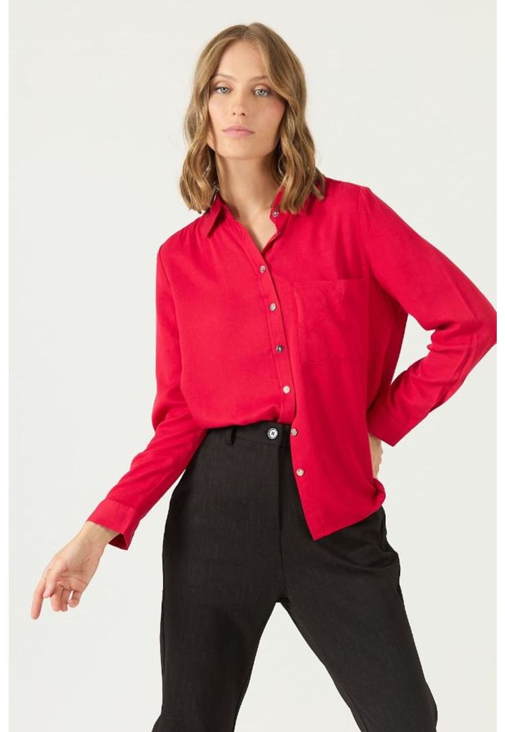 Blusa roja PRIVILEGE 2153-0