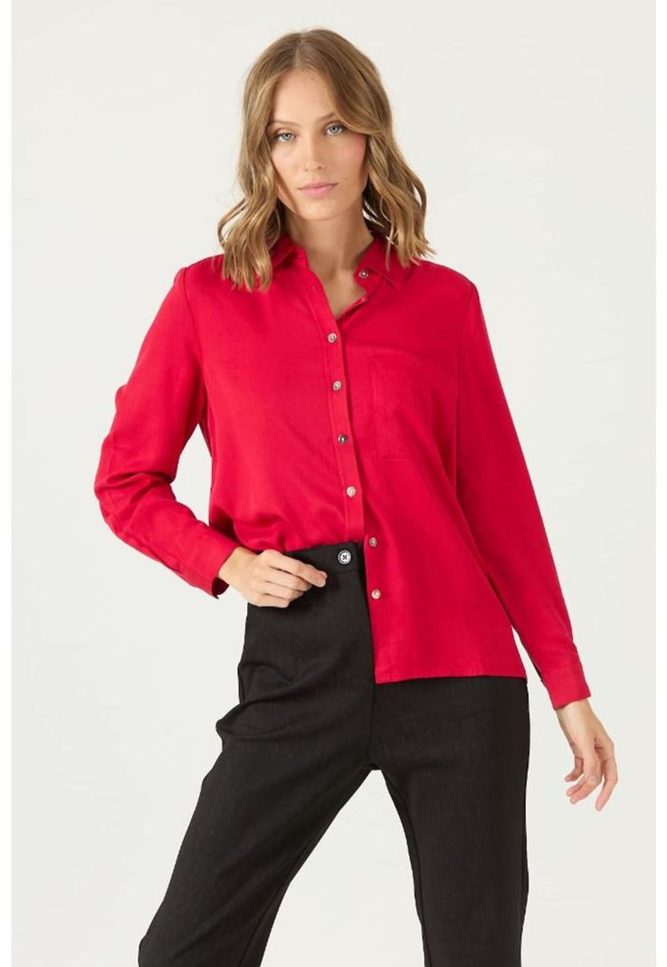 Blusa roja PRIVILEGE 2153-1