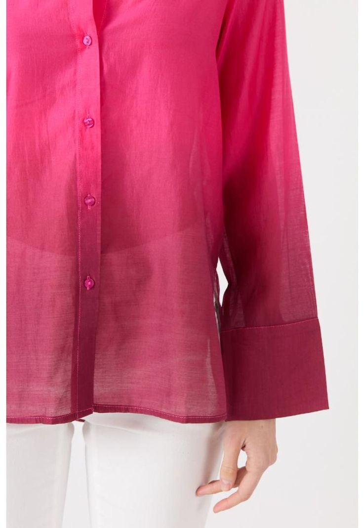 Blusa fucsia estampada PRIVILEGE 1616-2