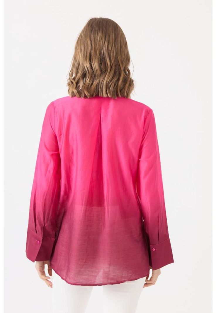Blusa fucsia estampada PRIVILEGE 1616-3