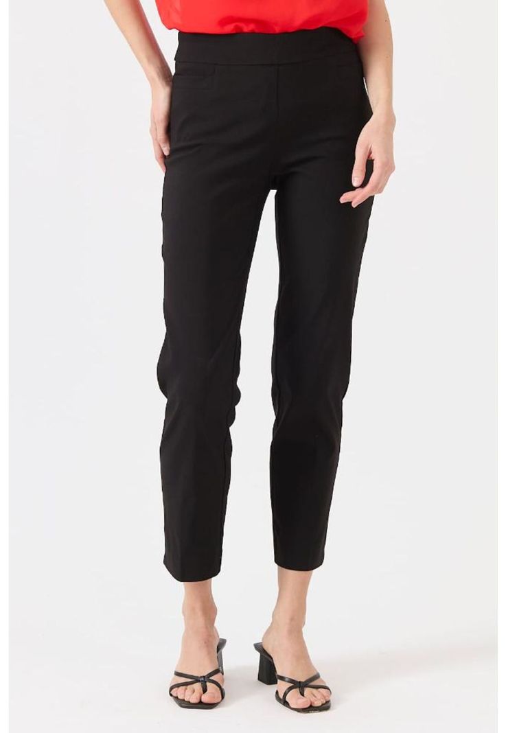 Pantalon regular negro PRIVILEGE 1420-1