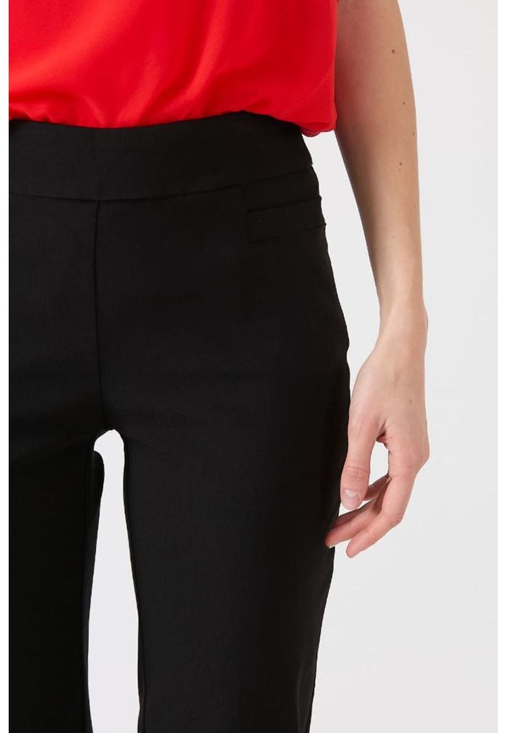Pantalon regular negro PRIVILEGE 1420-2