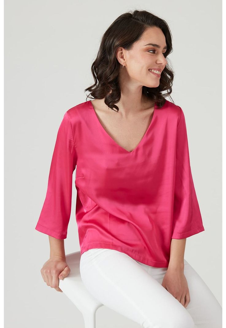 Blusa fucsia-2