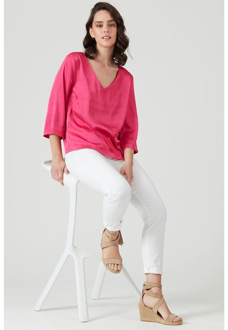 Blusa fucsia-3