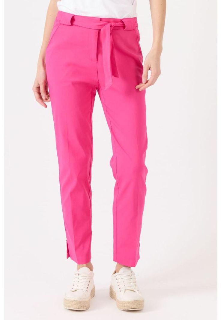 Pantalon regular fucsia PRIVILEGE 1513-0