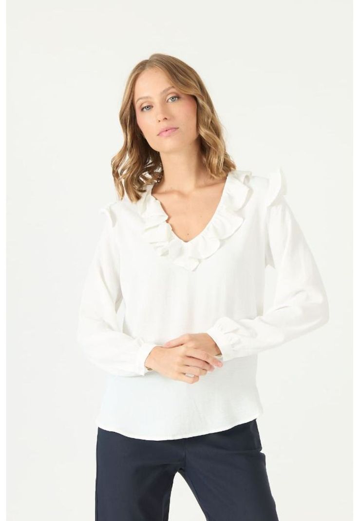 Blusa blanca PRIVILEGE 2150-2