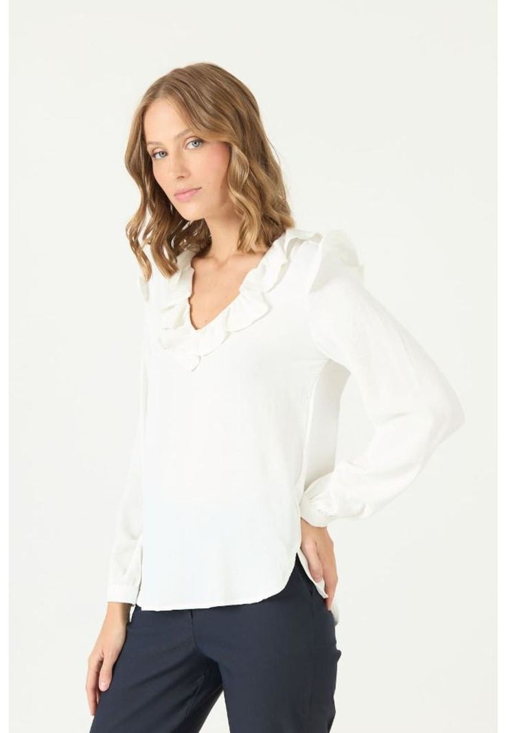 Blusa blanca PRIVILEGE 2150-3