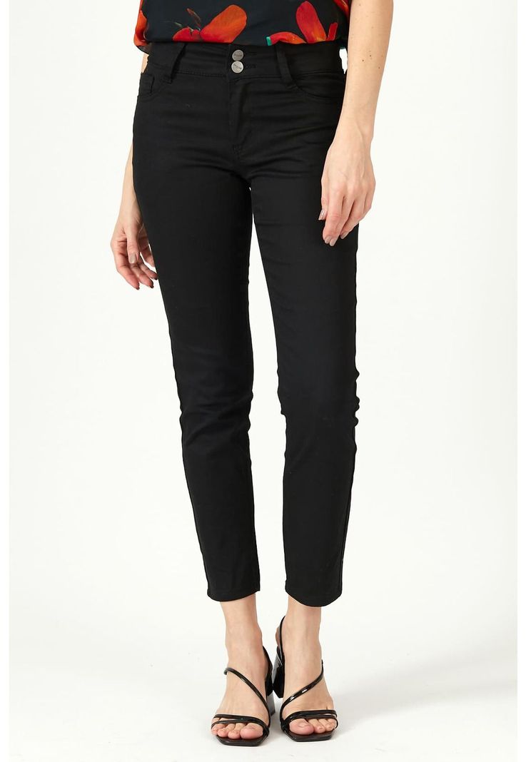 Pantalon skinny negro-1