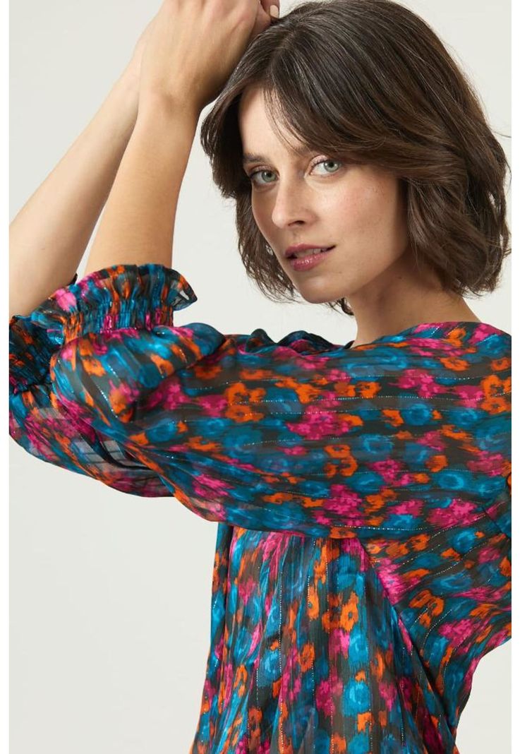 Blusa multicolor estampada PRIVILEGE 2637-0