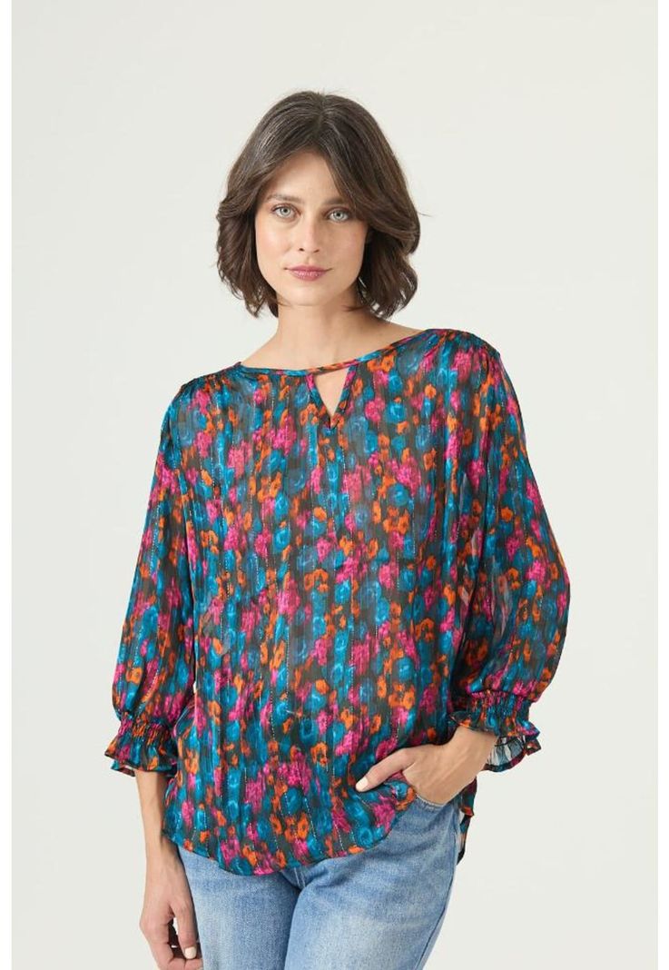 Blusa multicolor estampada PRIVILEGE 2637-2