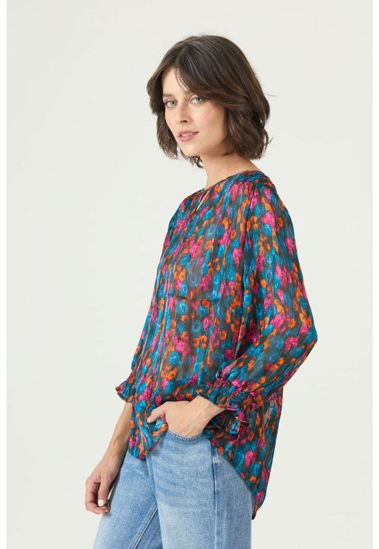 Blusa multicolor estampada PRIVILEGE 2637-3