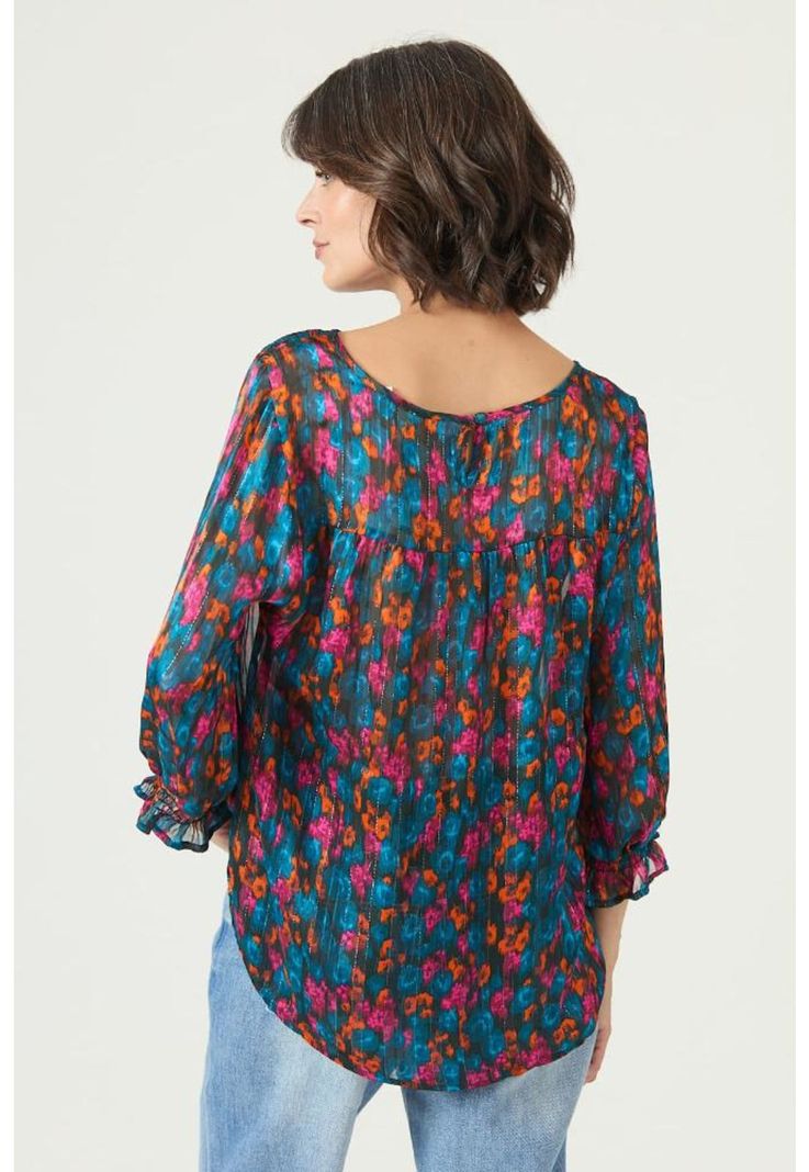Blusa multicolor estampada PRIVILEGE 2637-4