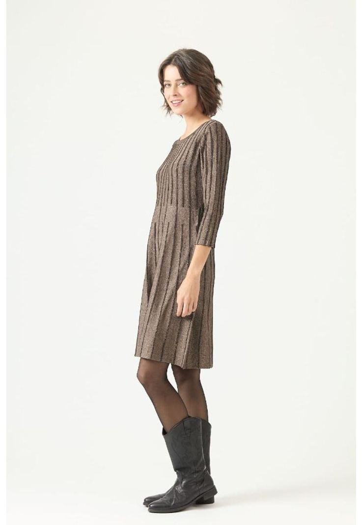 Vestido bronce PRIVILEGE 2743-2
