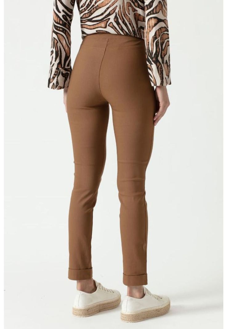 Leggings slim fit camel PRIVILEGE 744-2