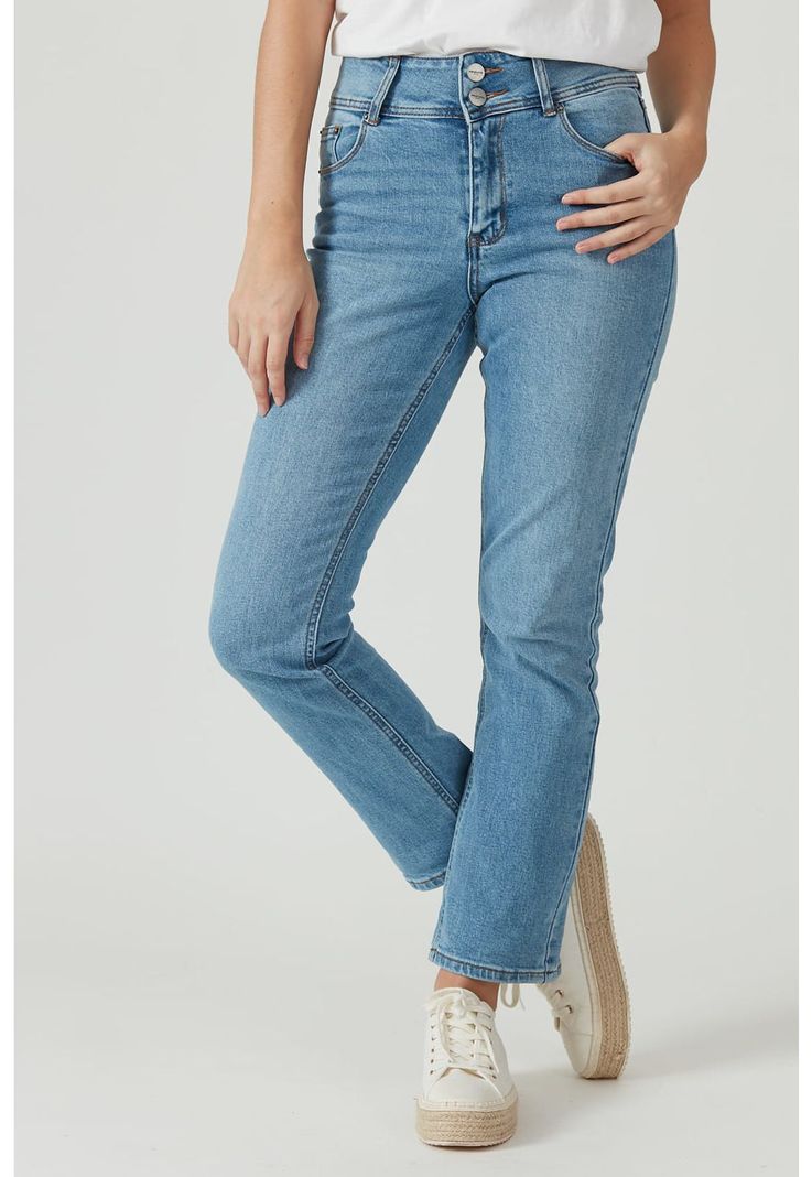 Jeans straight celeste-2