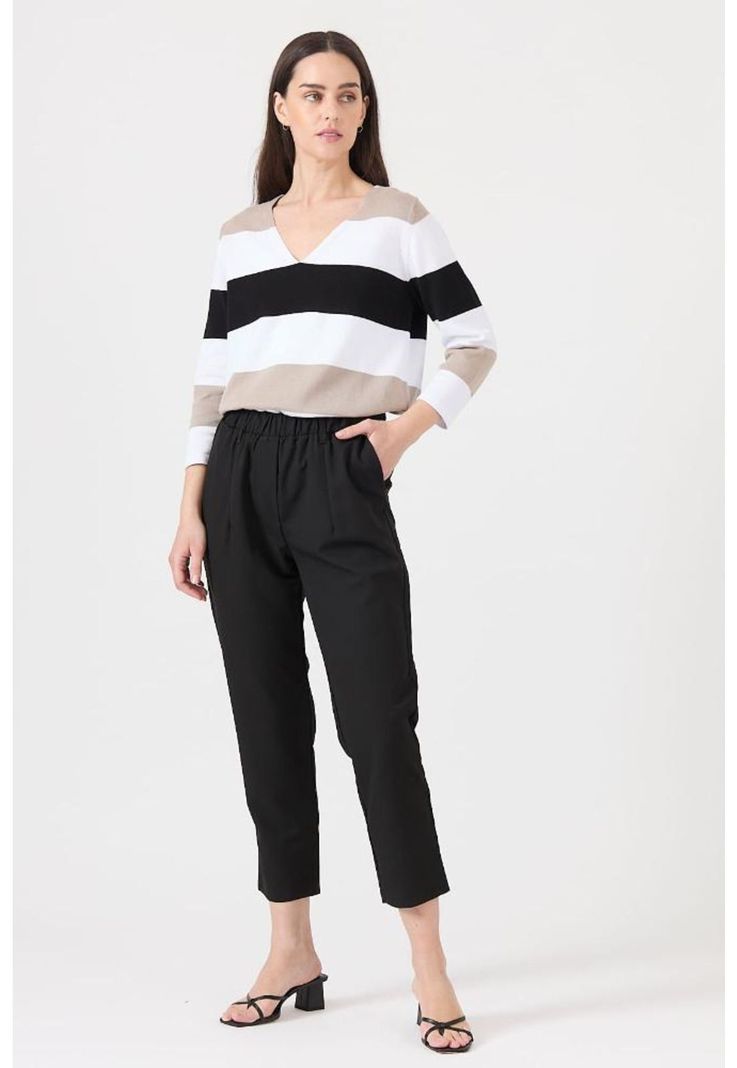 Pantalon jogger negro PRIVILEGE 1421-0