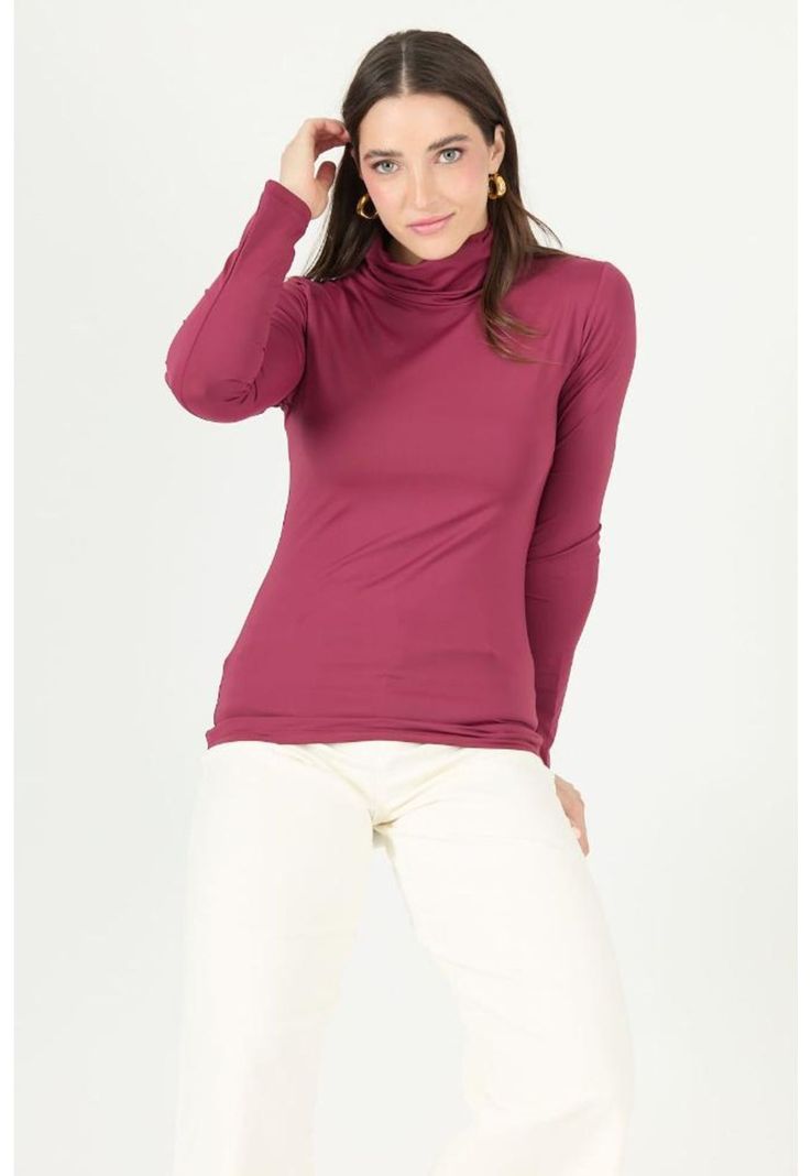 Polera burdeo PRIVILEGE 2318-0