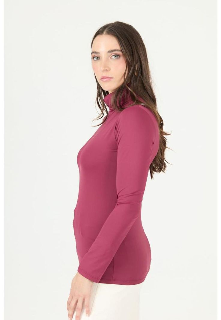 Polera burdeo PRIVILEGE 2318-2
