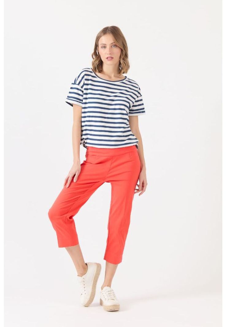 Pantalon regular rojo PRIVILEGE 1057-0
